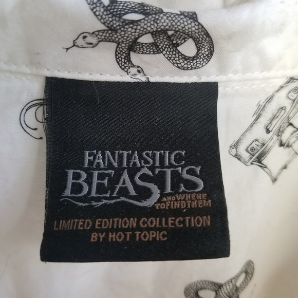 Fantastic beasts Newt scamander button down shirt - Picture 3 of 4